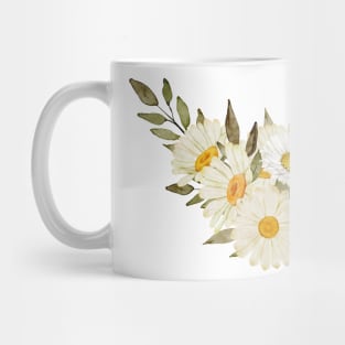 white daisy flowers Mug